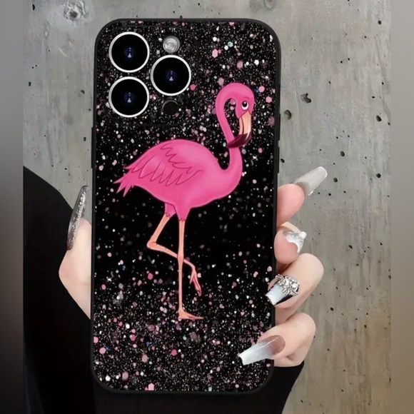 IPhone 14 Max Pro Pink Flamingo Cell Phone Case NWT - Picture 7 of 9
